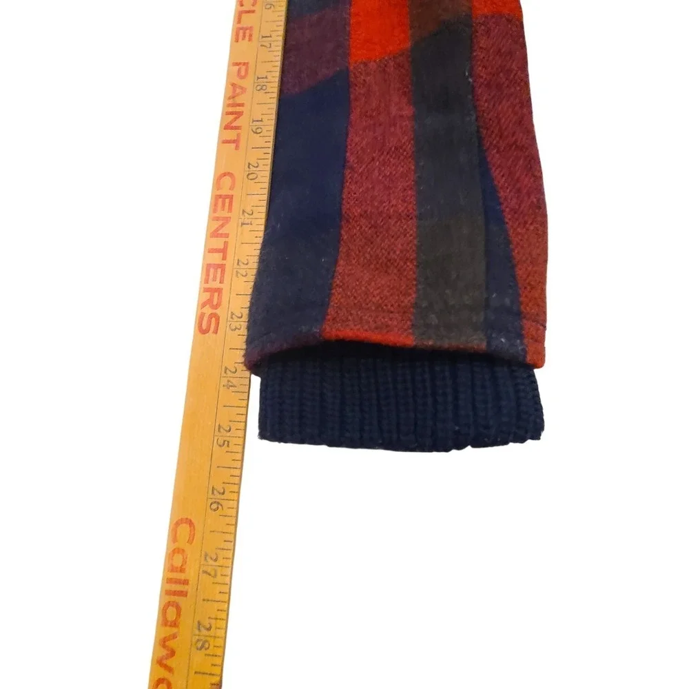 Harley-Davidson Women's Medium Wool Plaid‎ Hooded Jacket Red Double Zip